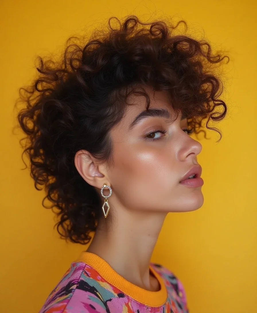 14. The Curly Mullet