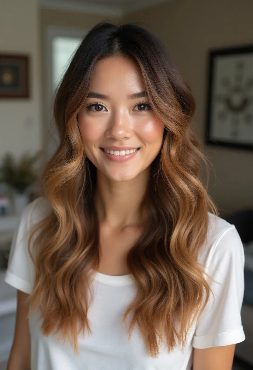14. Sew-In with Loose Waves