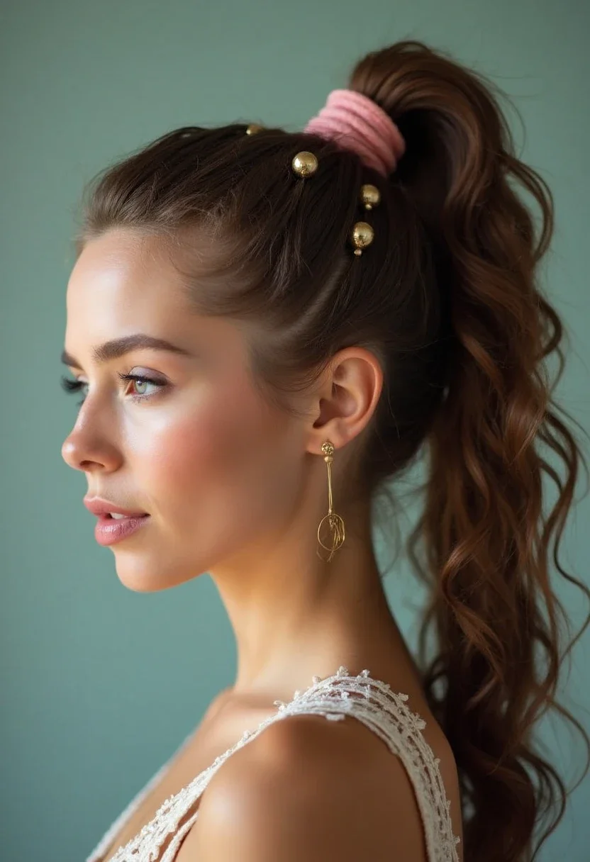 14. Bubble Ponytail