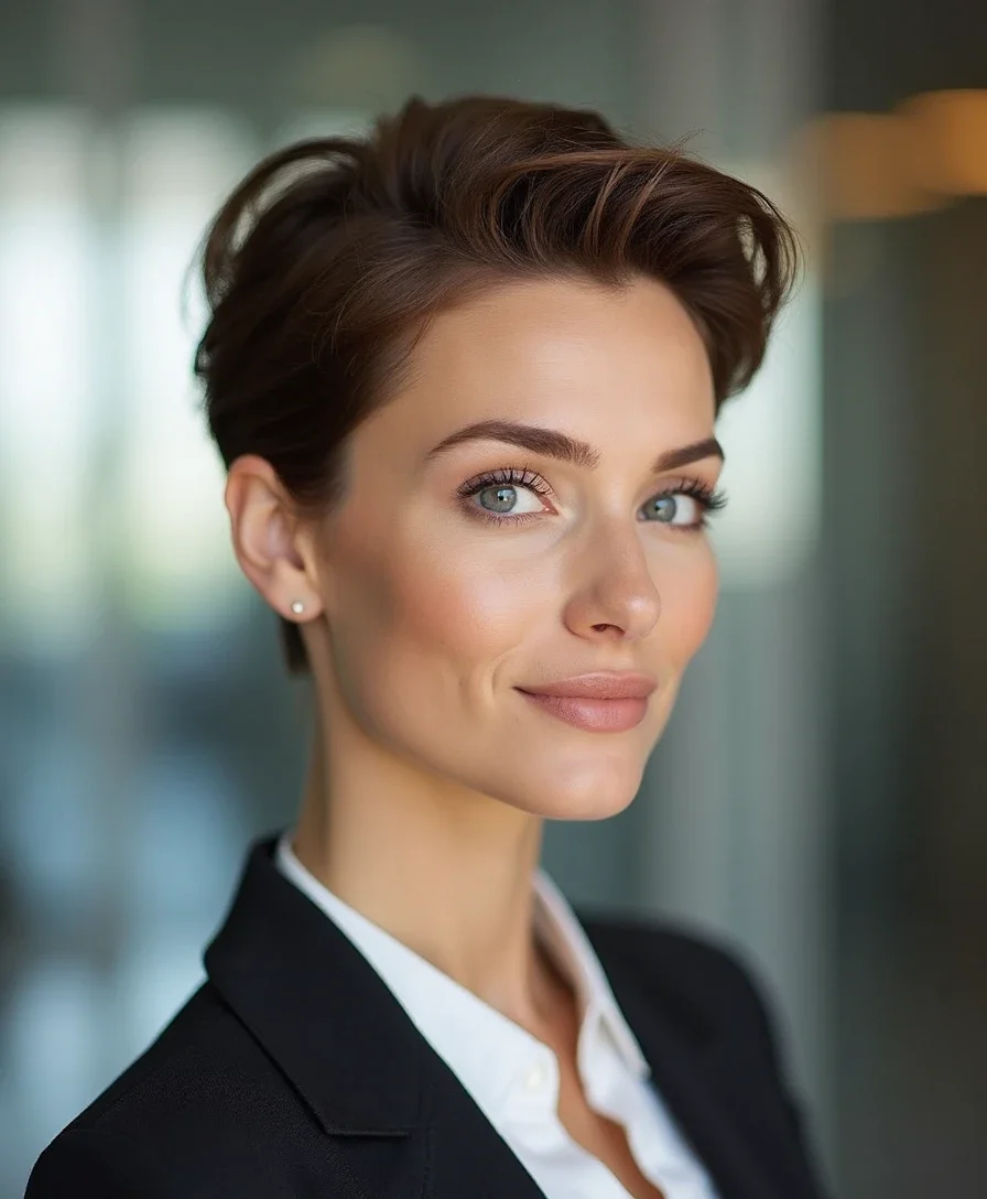 15. Natural Slick Back