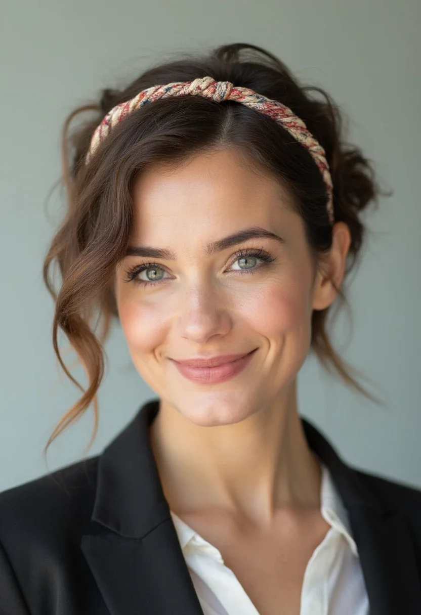 15. Twisted Headband