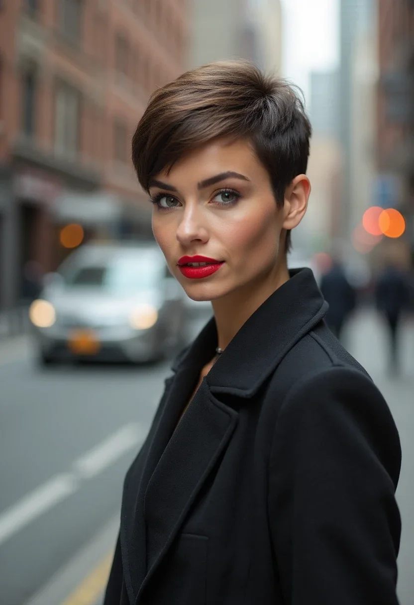 15. The Polished Pixie Cut