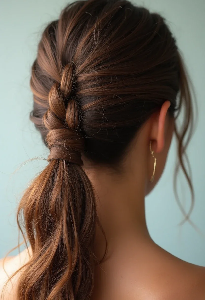 15. Braided Ponytail