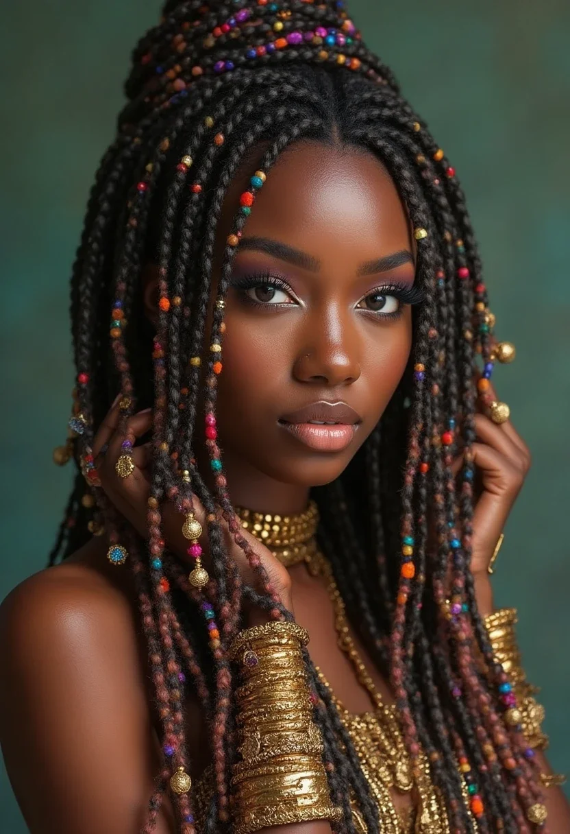 15. Twist Braids with Accessories