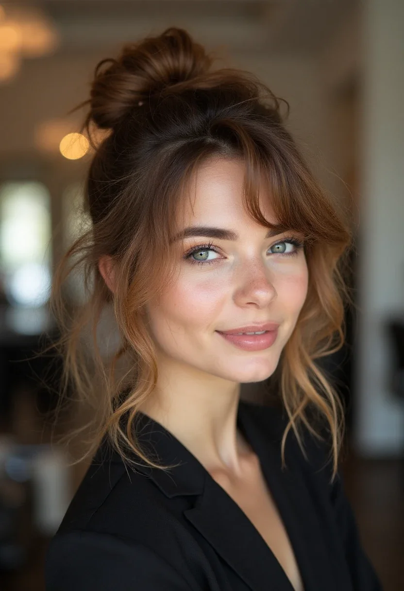 3. Messy Bun