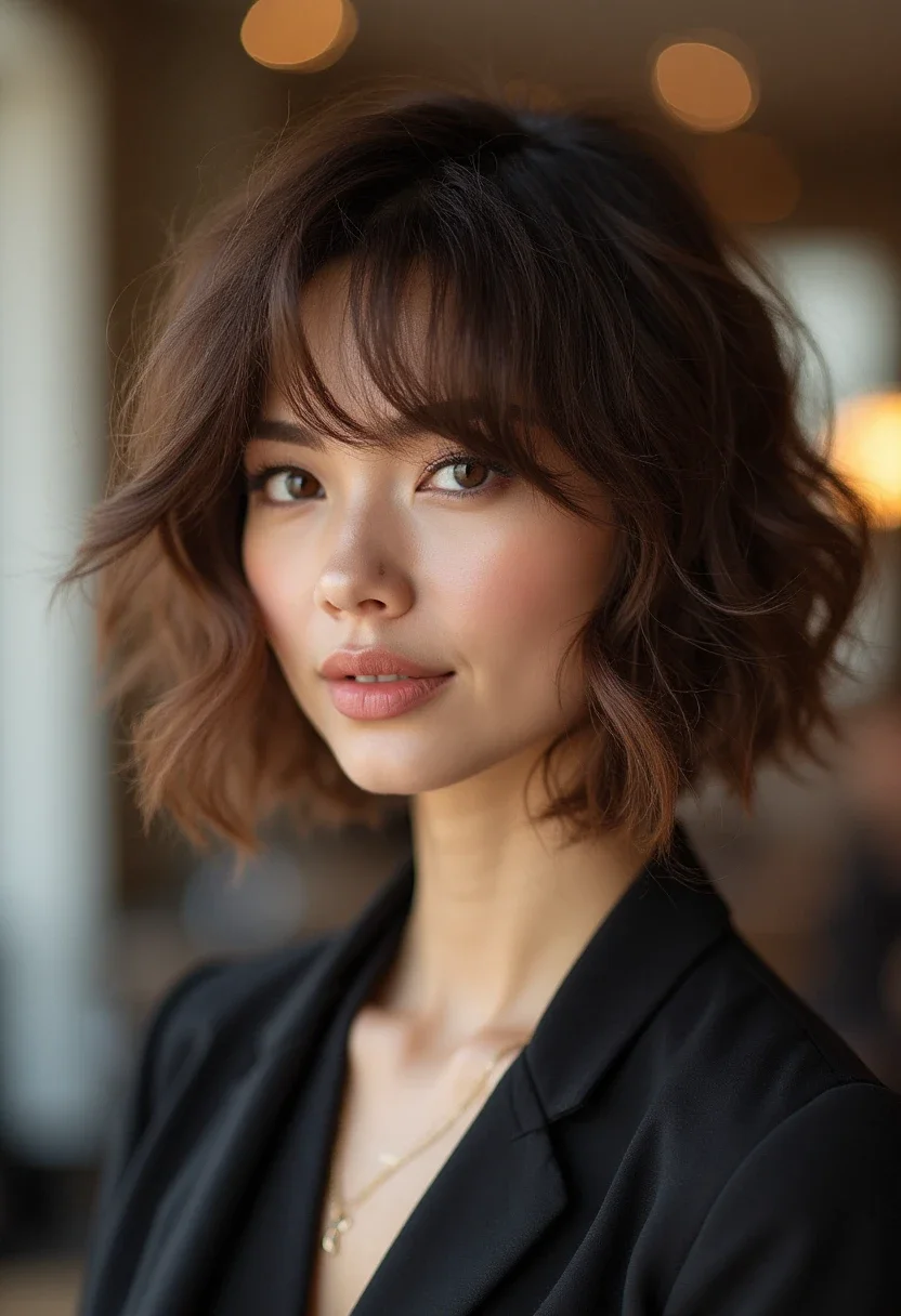 3. Textured Bob Waves
