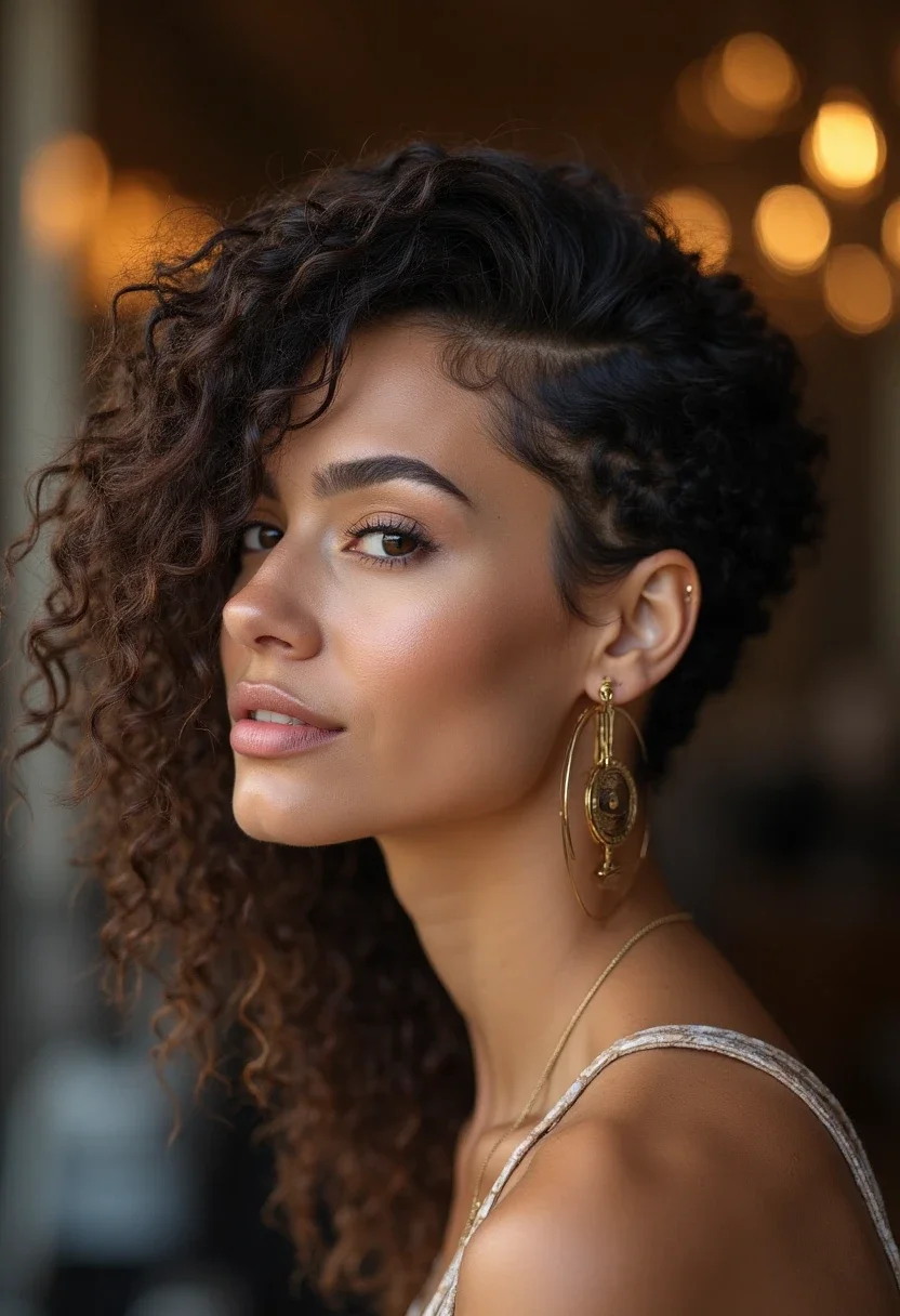 3. Side-Swept Locs