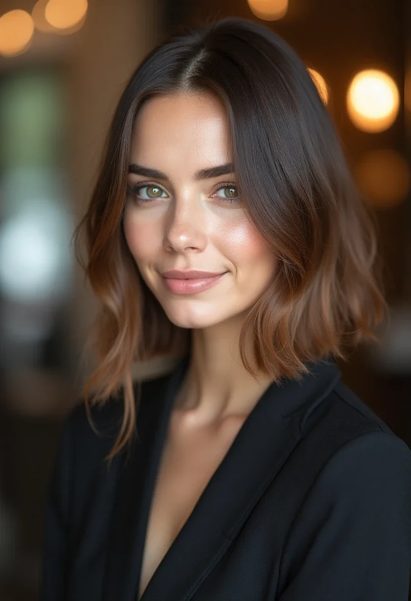 3. Sleek A-Line Bob