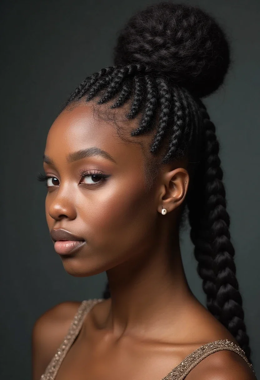 3. Jumbo Knotless Braids