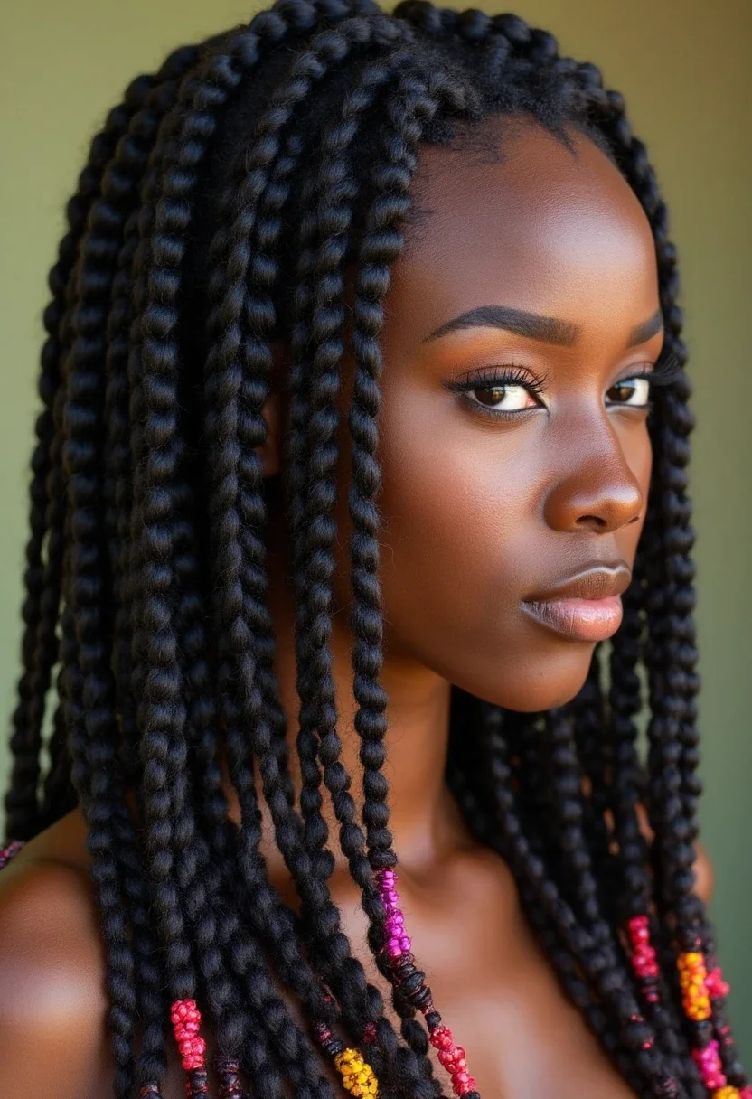 3. Jumbo Box Braids