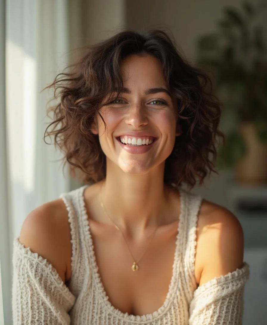 4. Wavy Bob