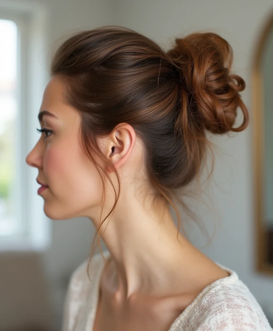 4. Sock Bun Waves