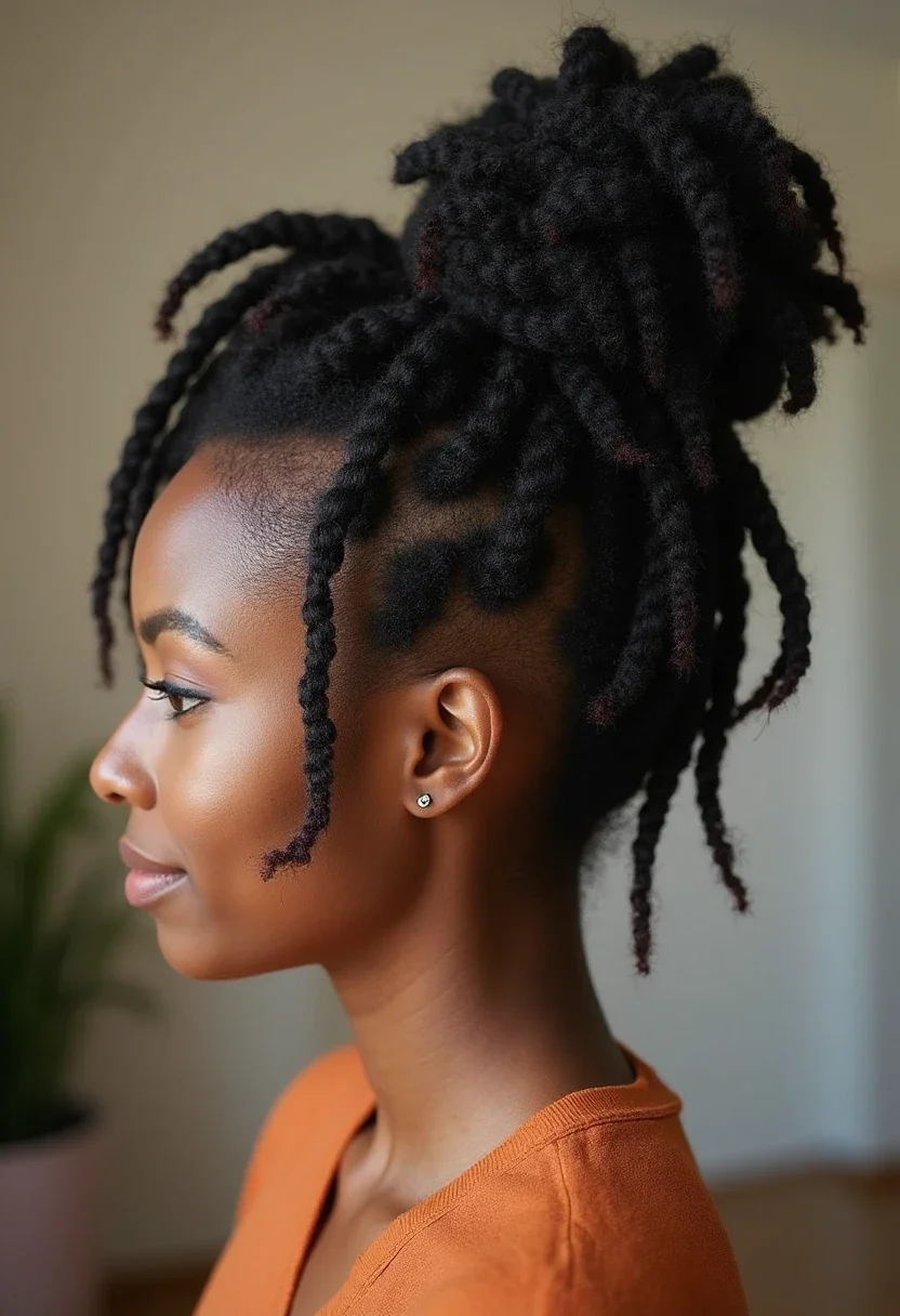 4. Wool Faux Locs