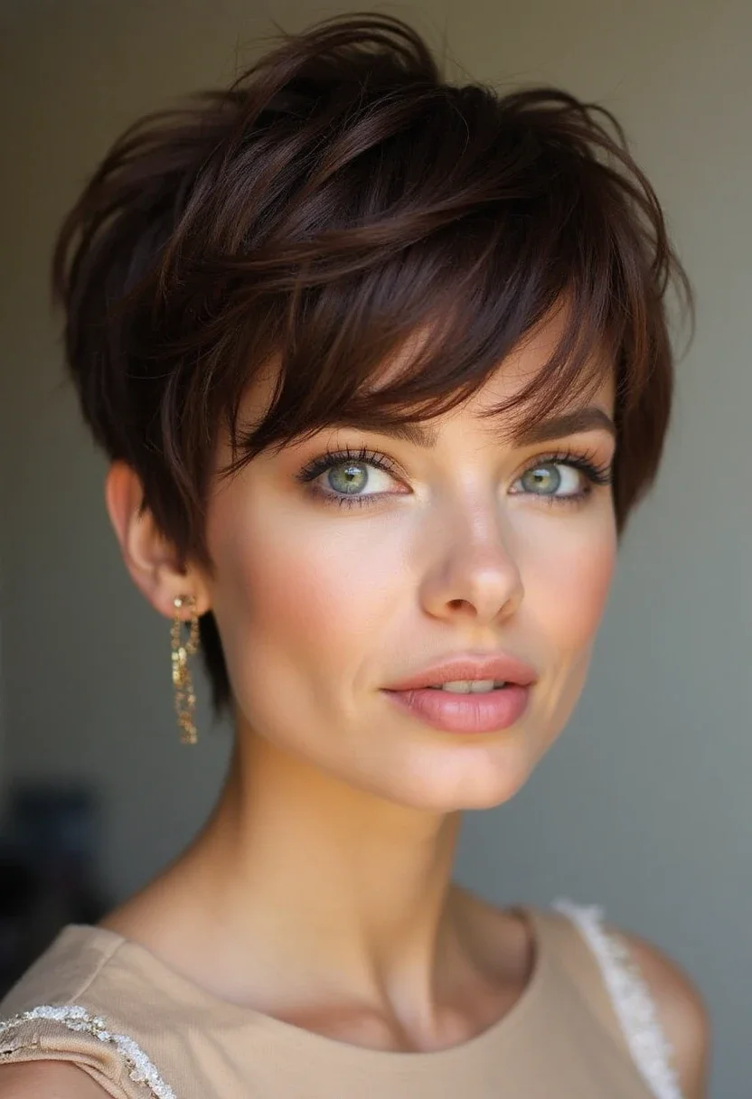 4. Pixie Cut Sew-In