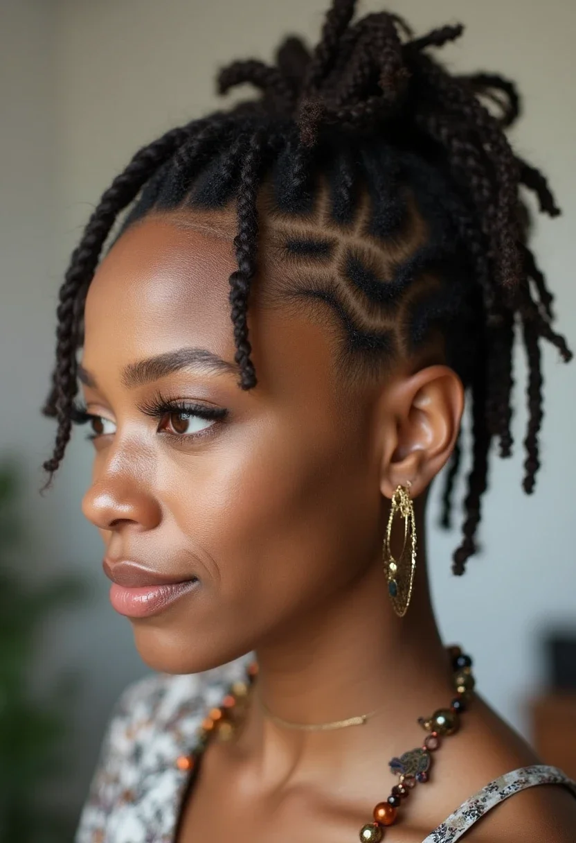 4. Mohawk Locs