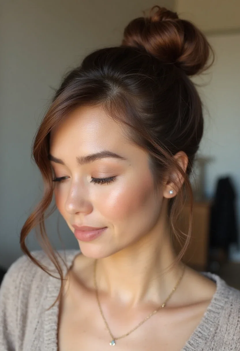4. Half-Up Top Knot
