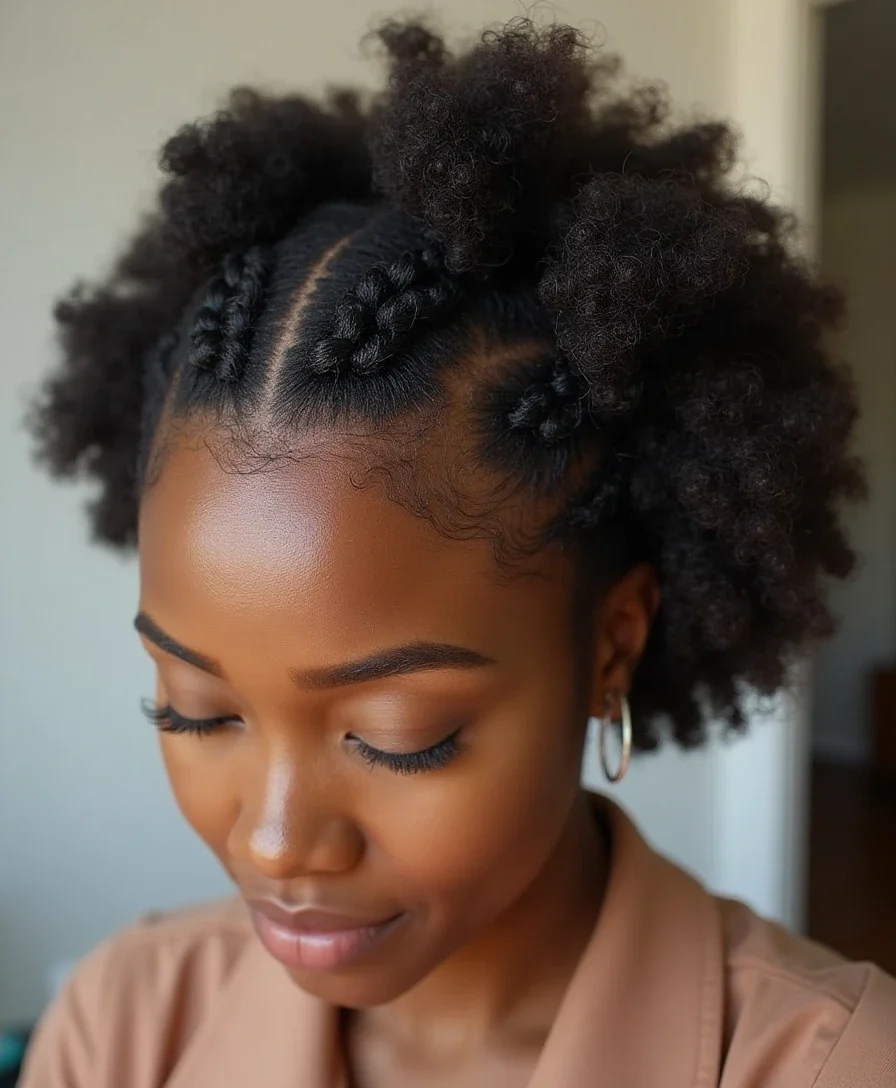4. Bantu Knots