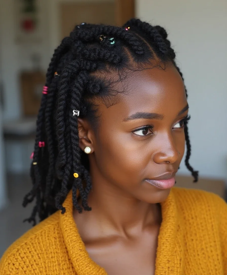 4. Bantu Knots