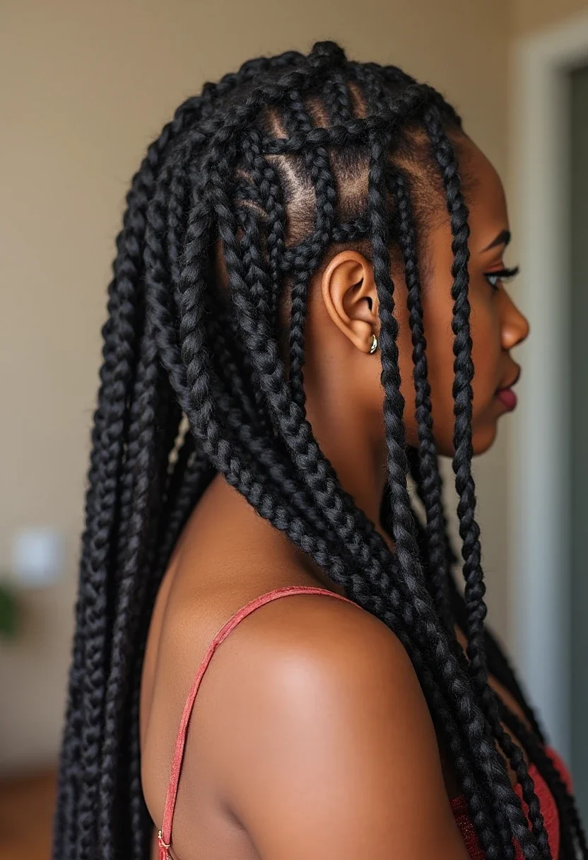 4. Jumbo Cornrows