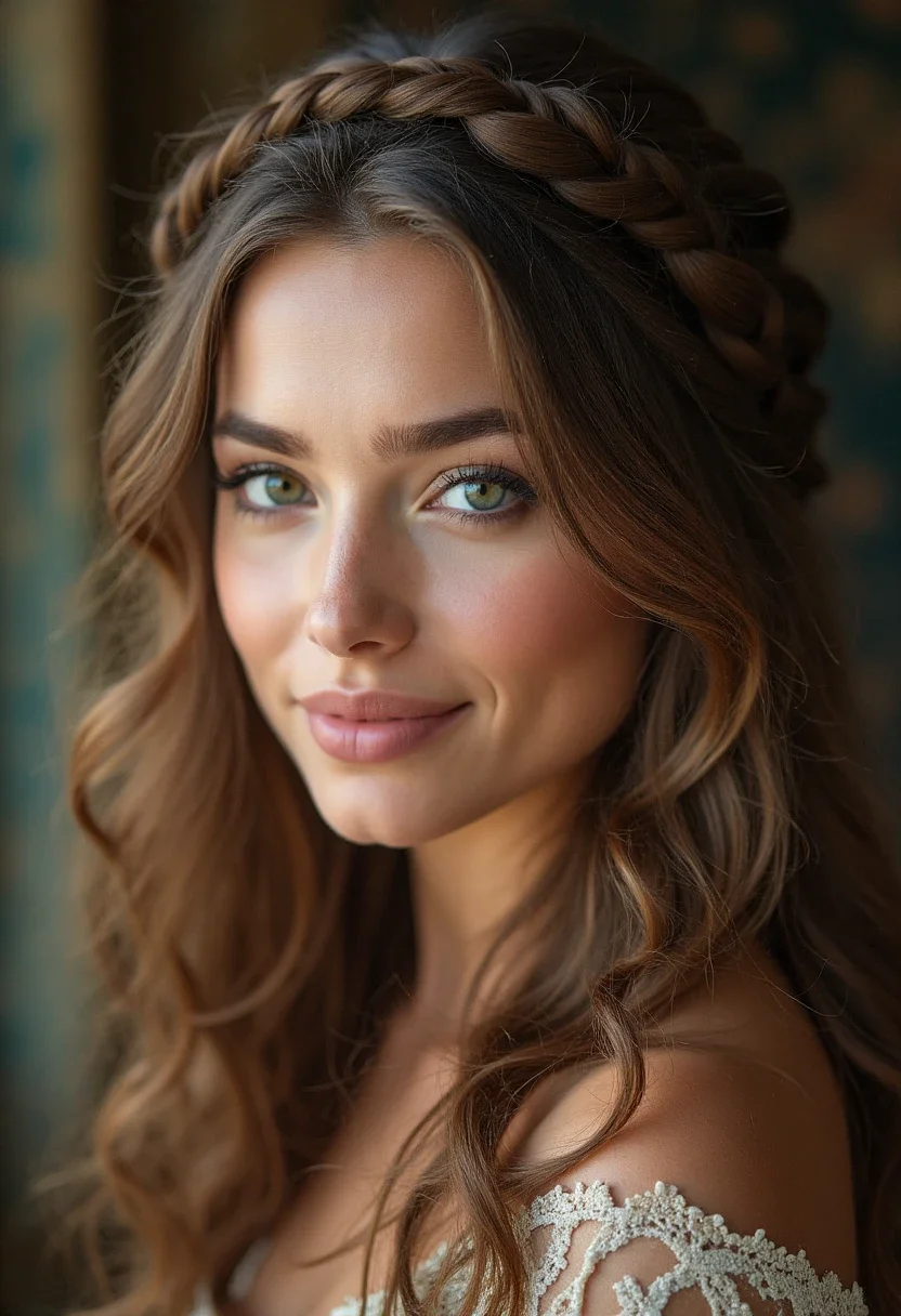 4. Bohemian Crown Braid