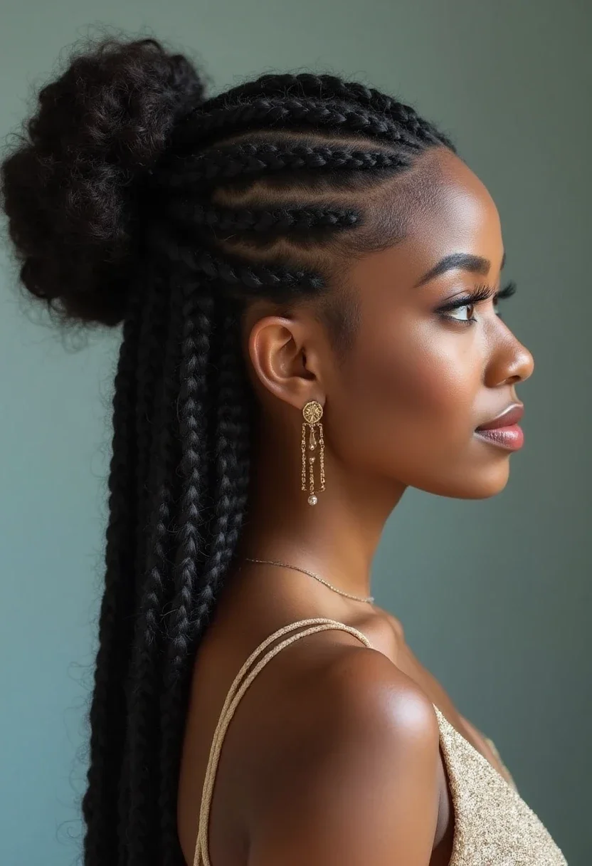 4. Goddess Braids