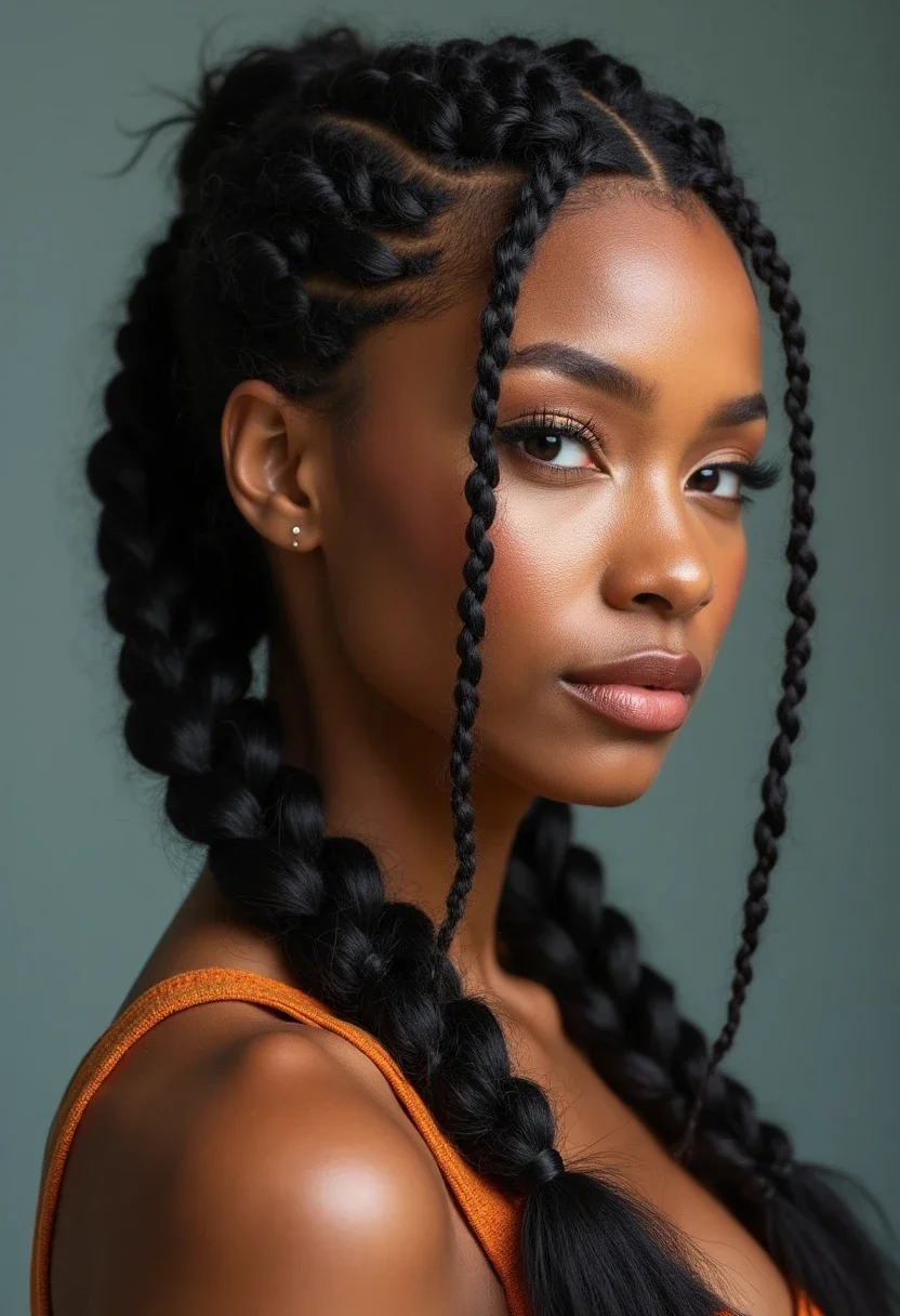 5. Feed-in Braids