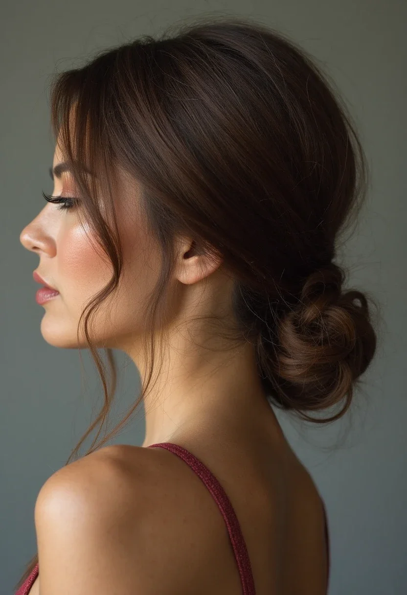 5. The Low Chignon