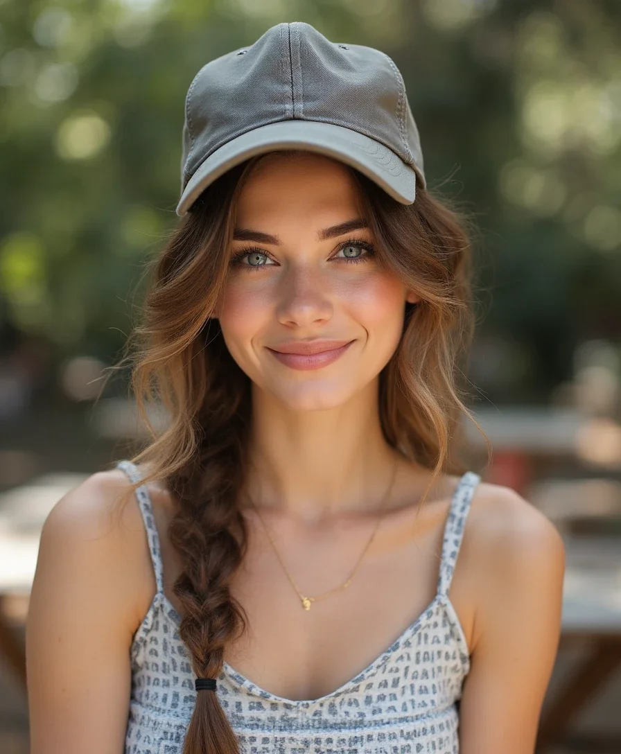 6. Side Braid Charm