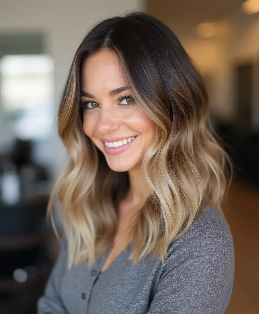 6. Lob with Balayage