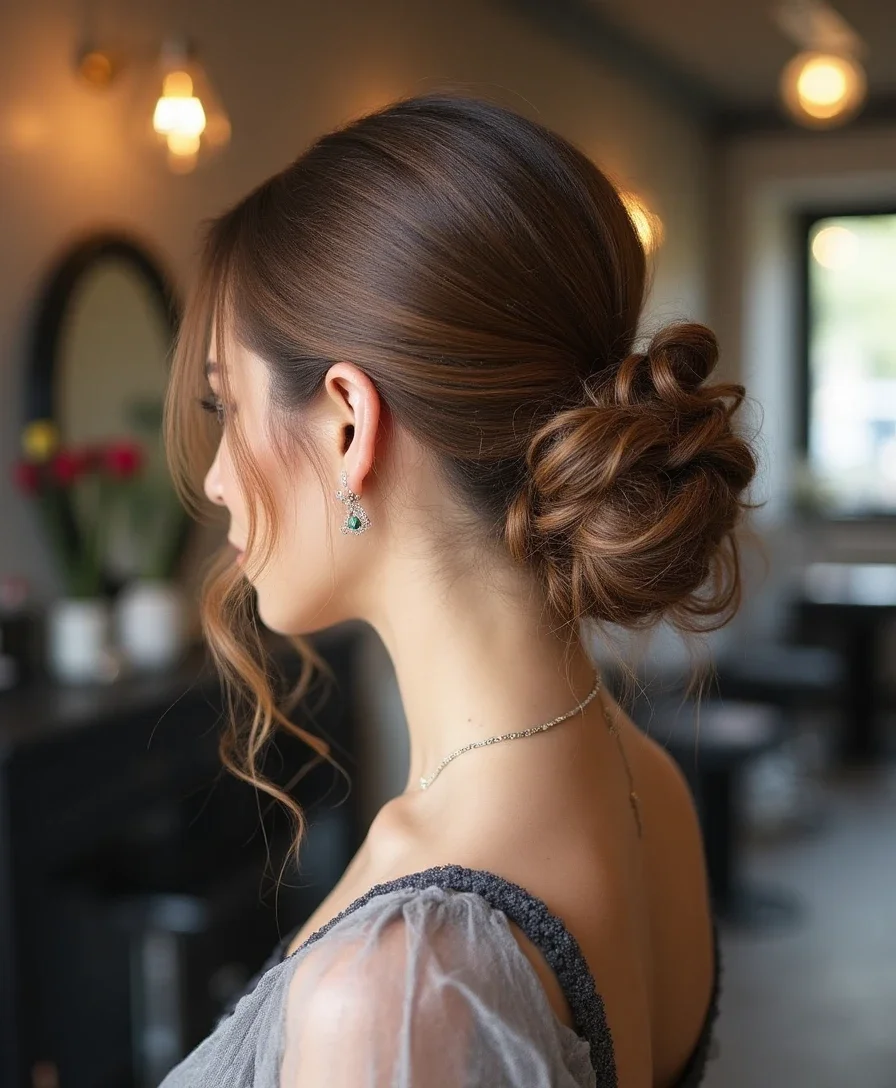 6. Elegant Chignon