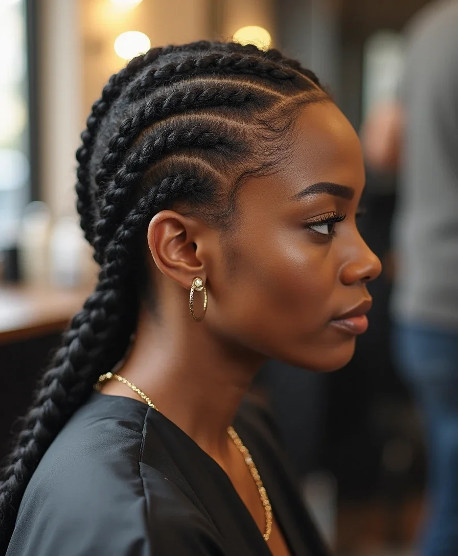 6. Cornrow Braids