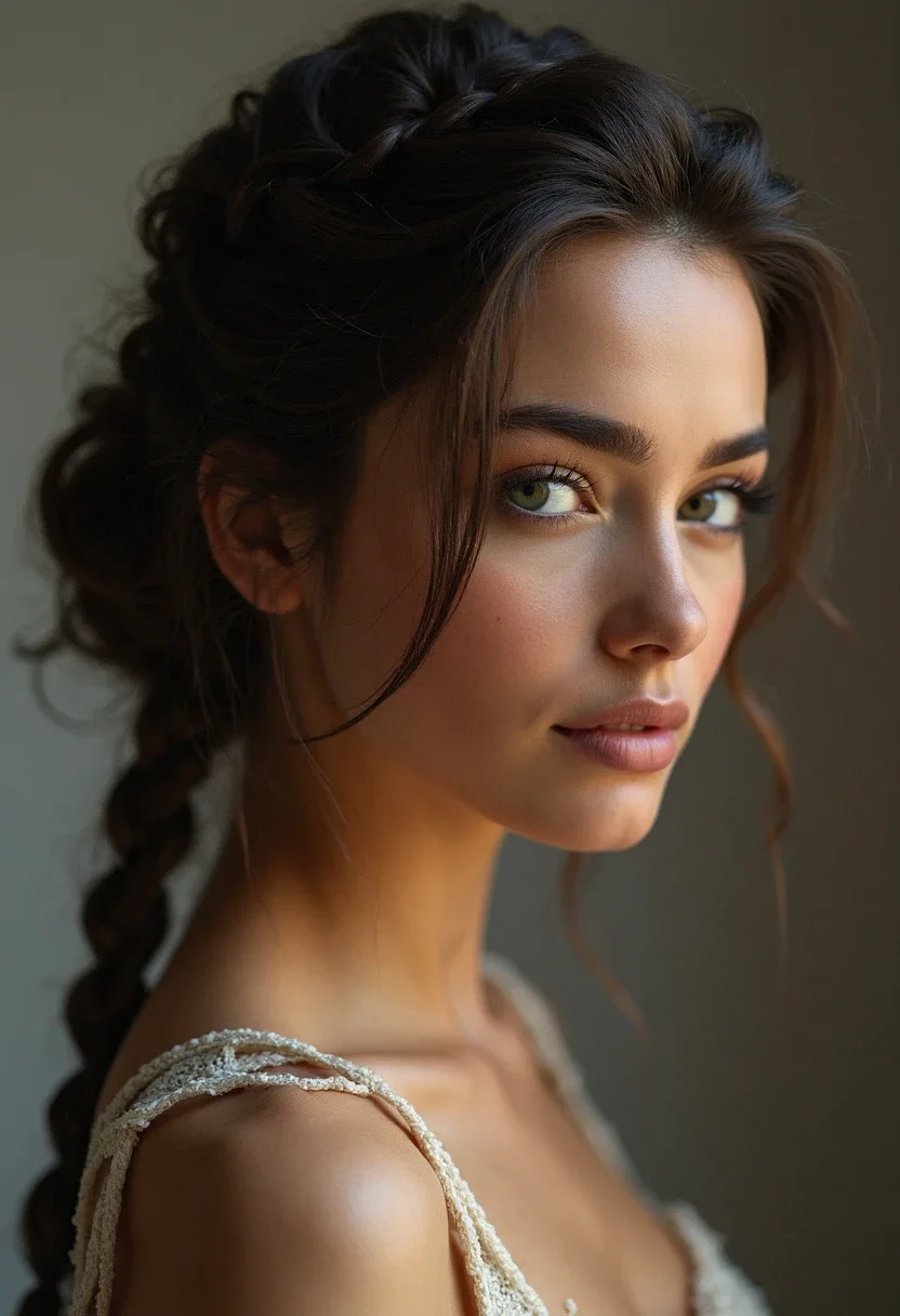 6. Braided Bun Bliss