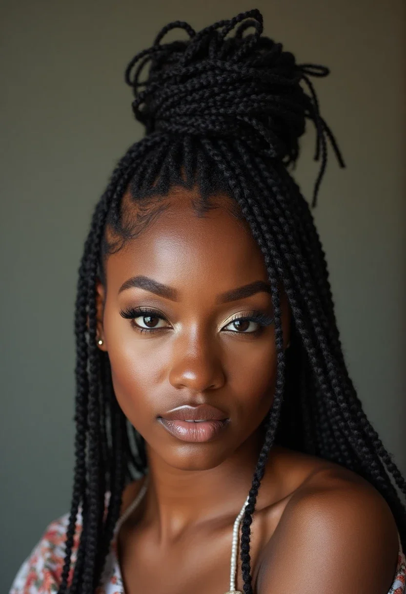 6. Cornrow Bun