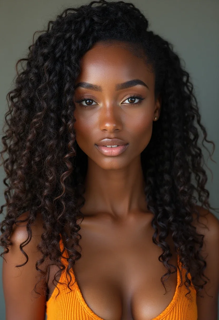 6. Knotless Braids with Curls