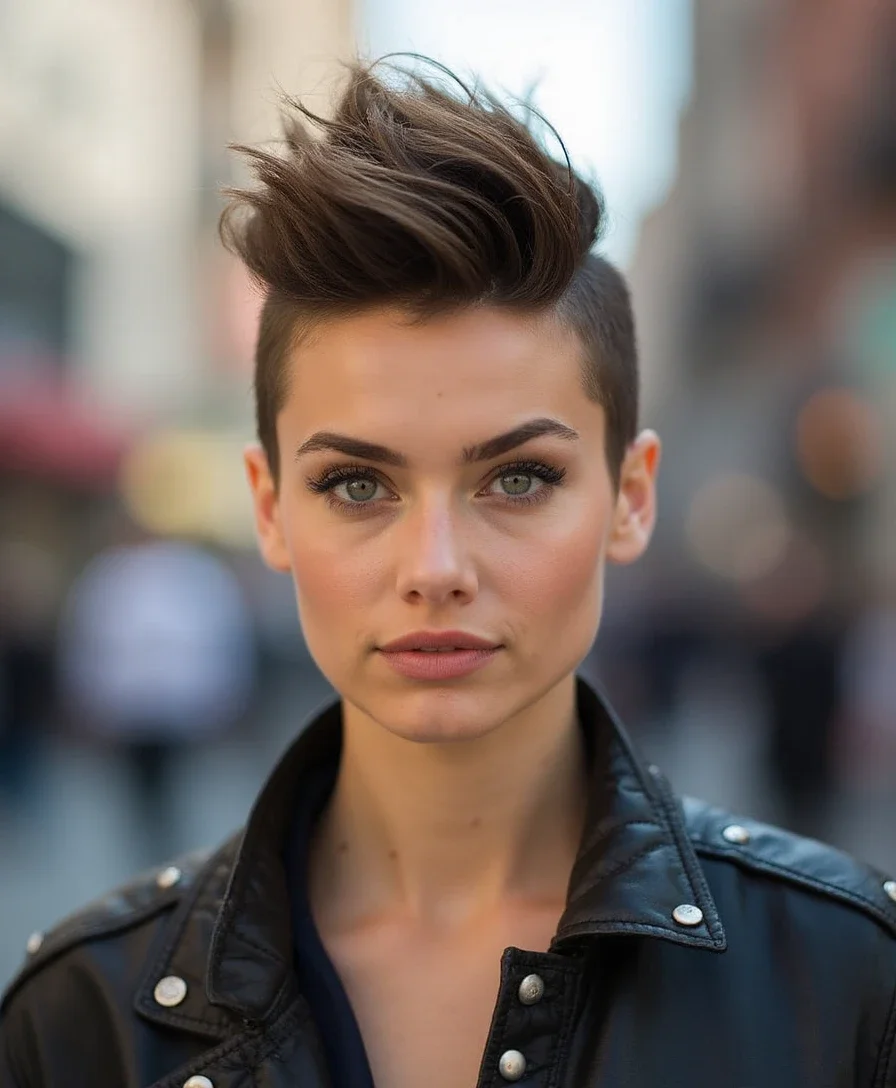 7. Pompadour Slick Back