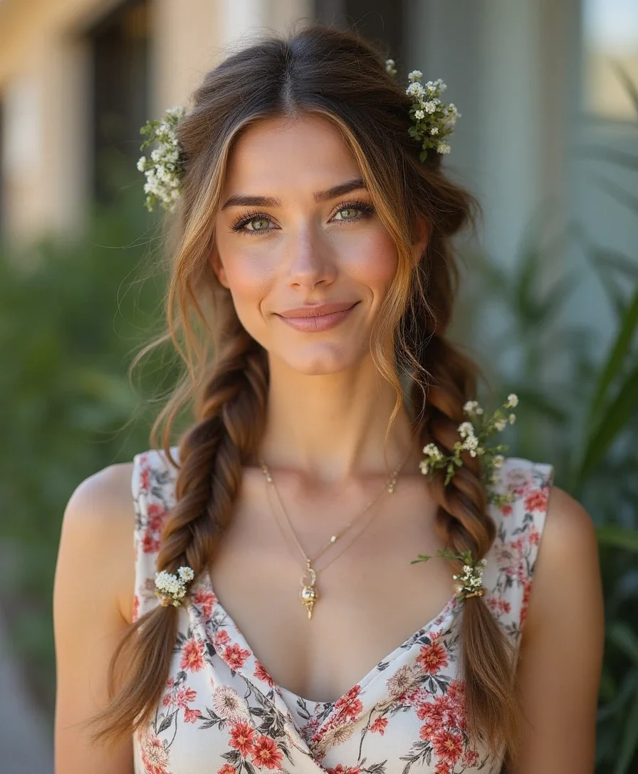 7. Effortless Boho Braids