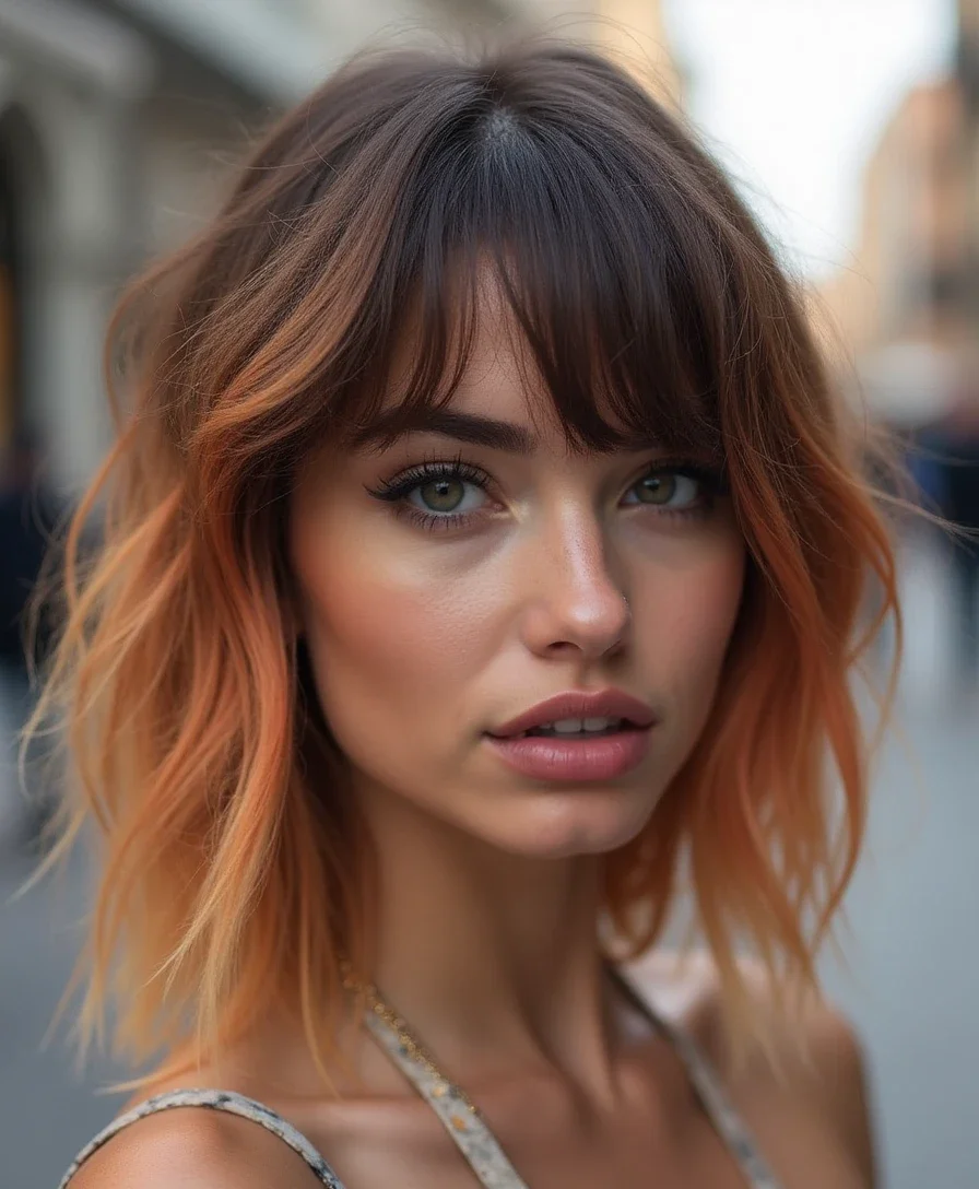 7. Flirty Bangs