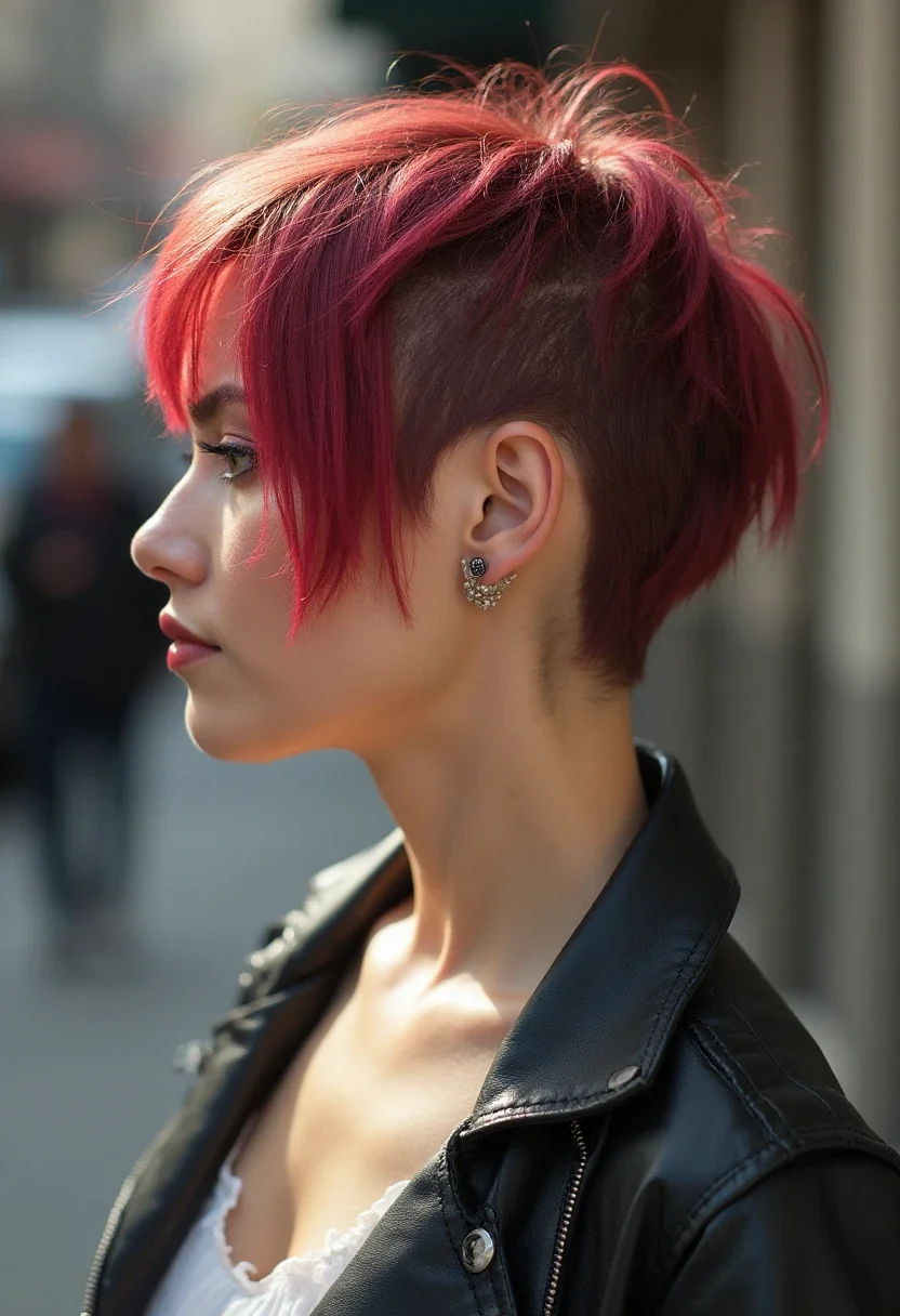 7. Choppy Bob with Undercut