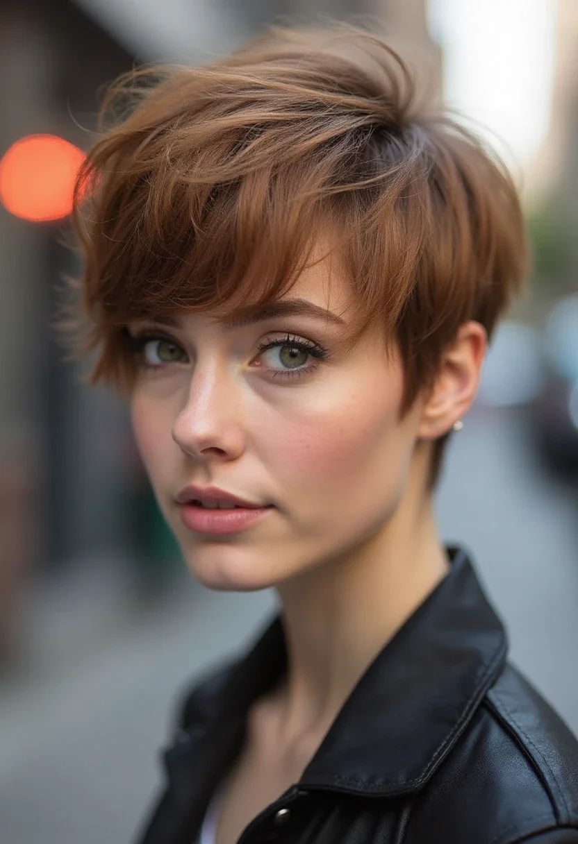 7. The Pixie with Bangs