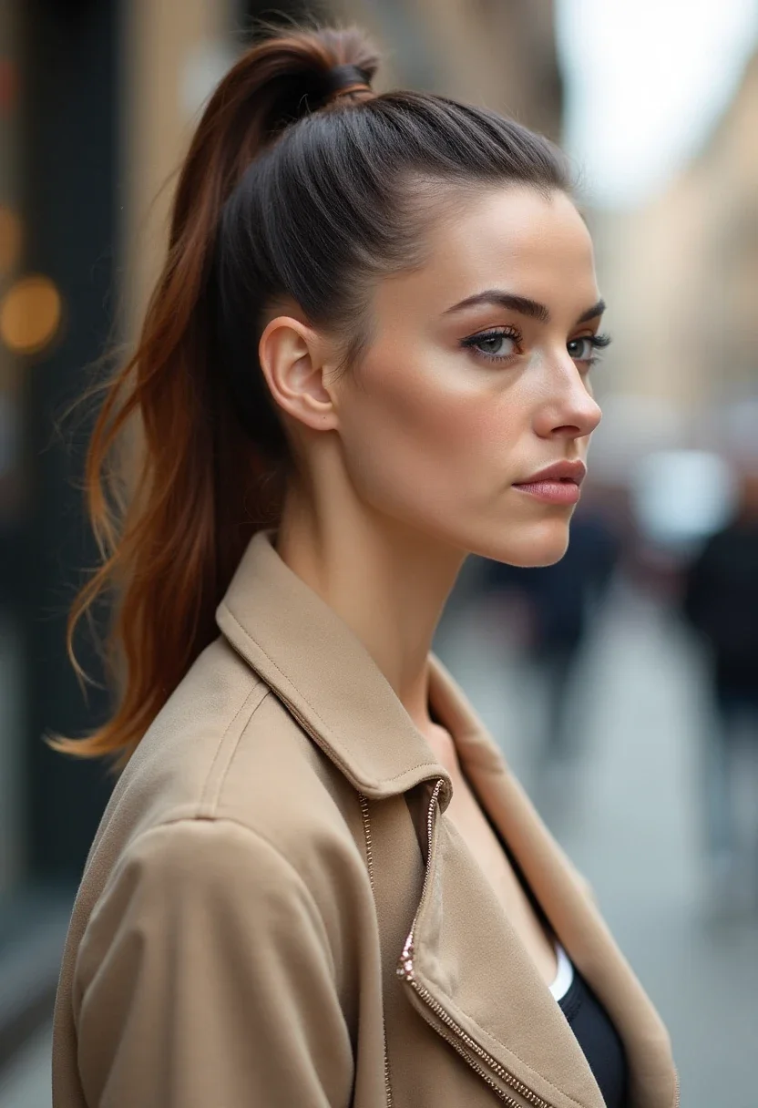 7. High Ponytail