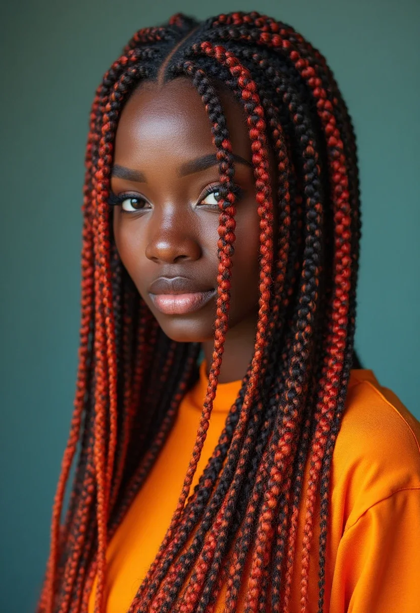 7. Cornrows with Extensions