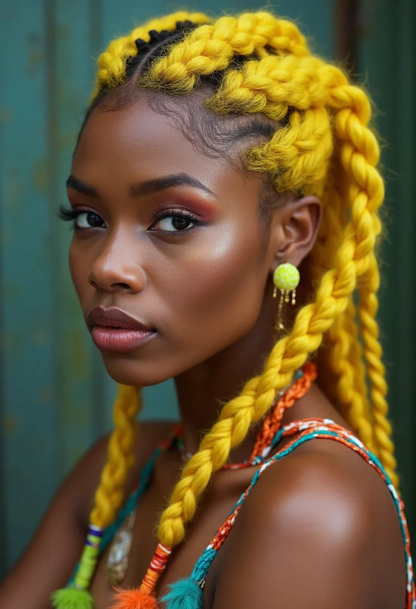 7. Lemonade Braids