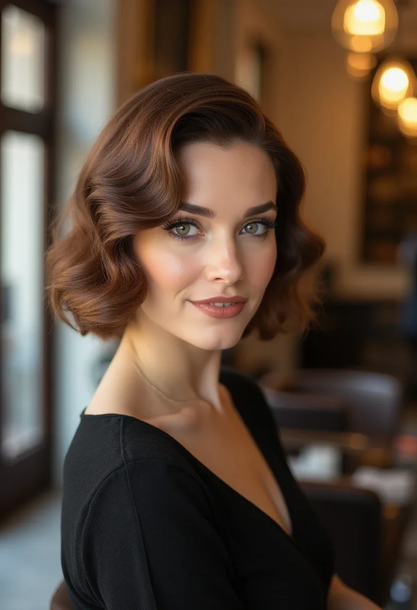 8. Elegant Finger Waves
