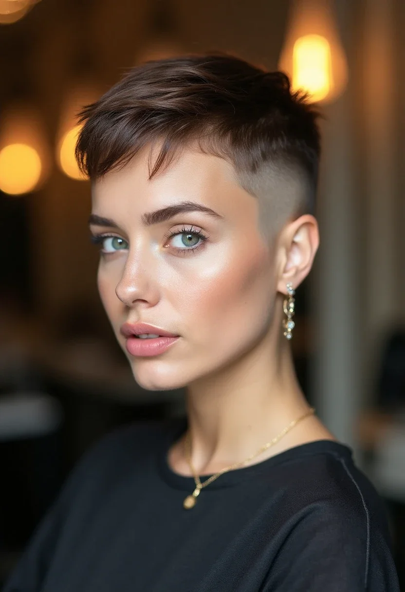 8. Buzz Cut with Undercut