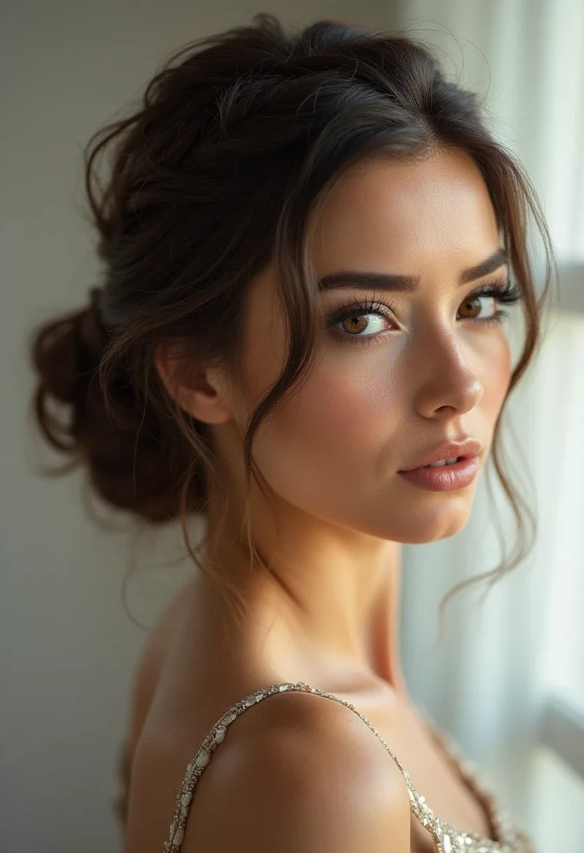 8. Twisted Low Bun
