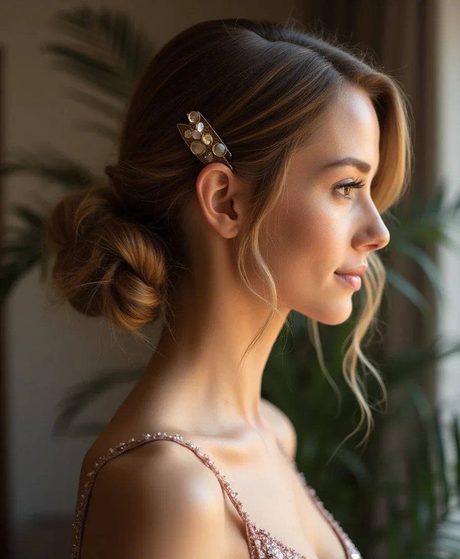 9. Loose Chignon