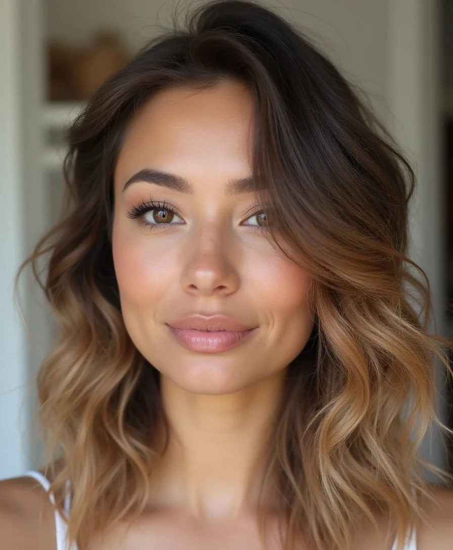 9. Wavy Layers for Heart-Shaped Faces