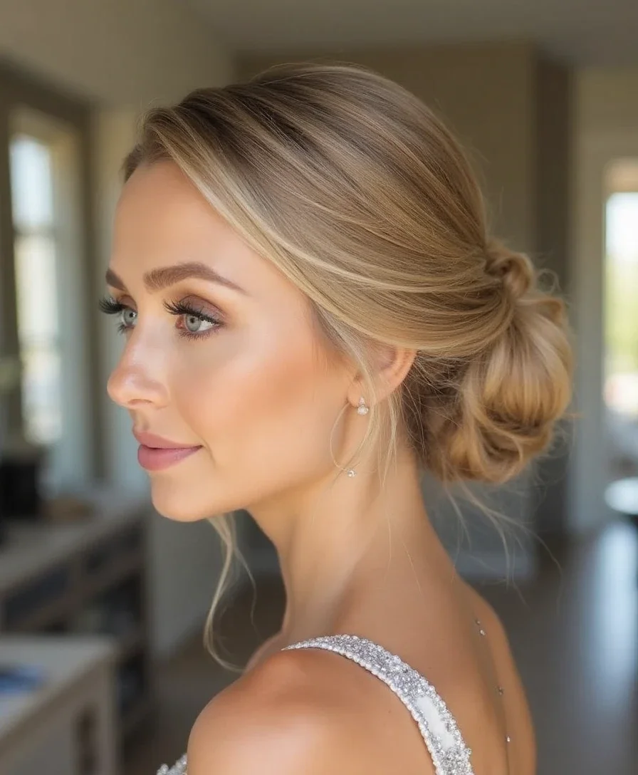 9. Sleek Side Bun
