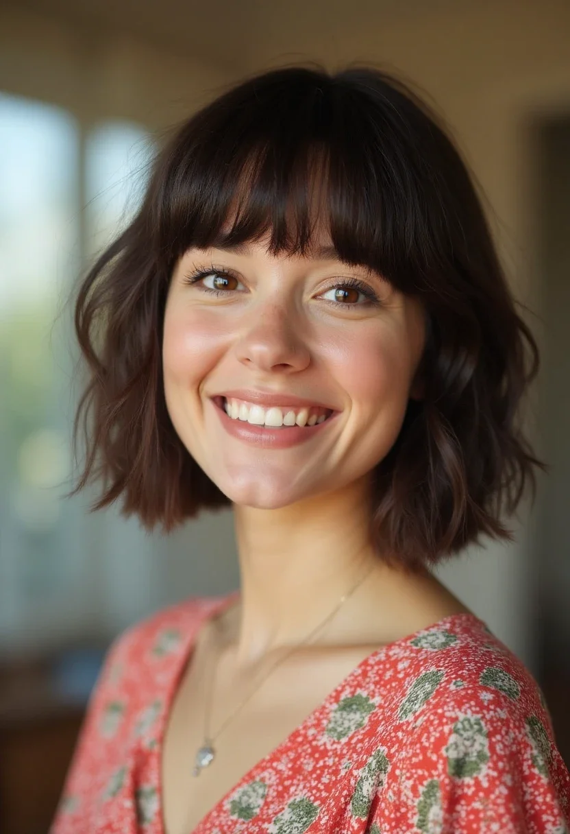 9. The Bob with Bangs
