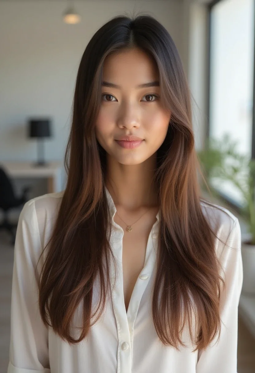 9. Sleek Straight Hair